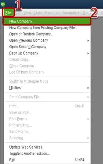 Creating a new company in QuickBooks to resolve payroll update errors Create a new company file in QuickBooks Desktop Pro or Premier to fix payroll update failures caused by file size or system issues