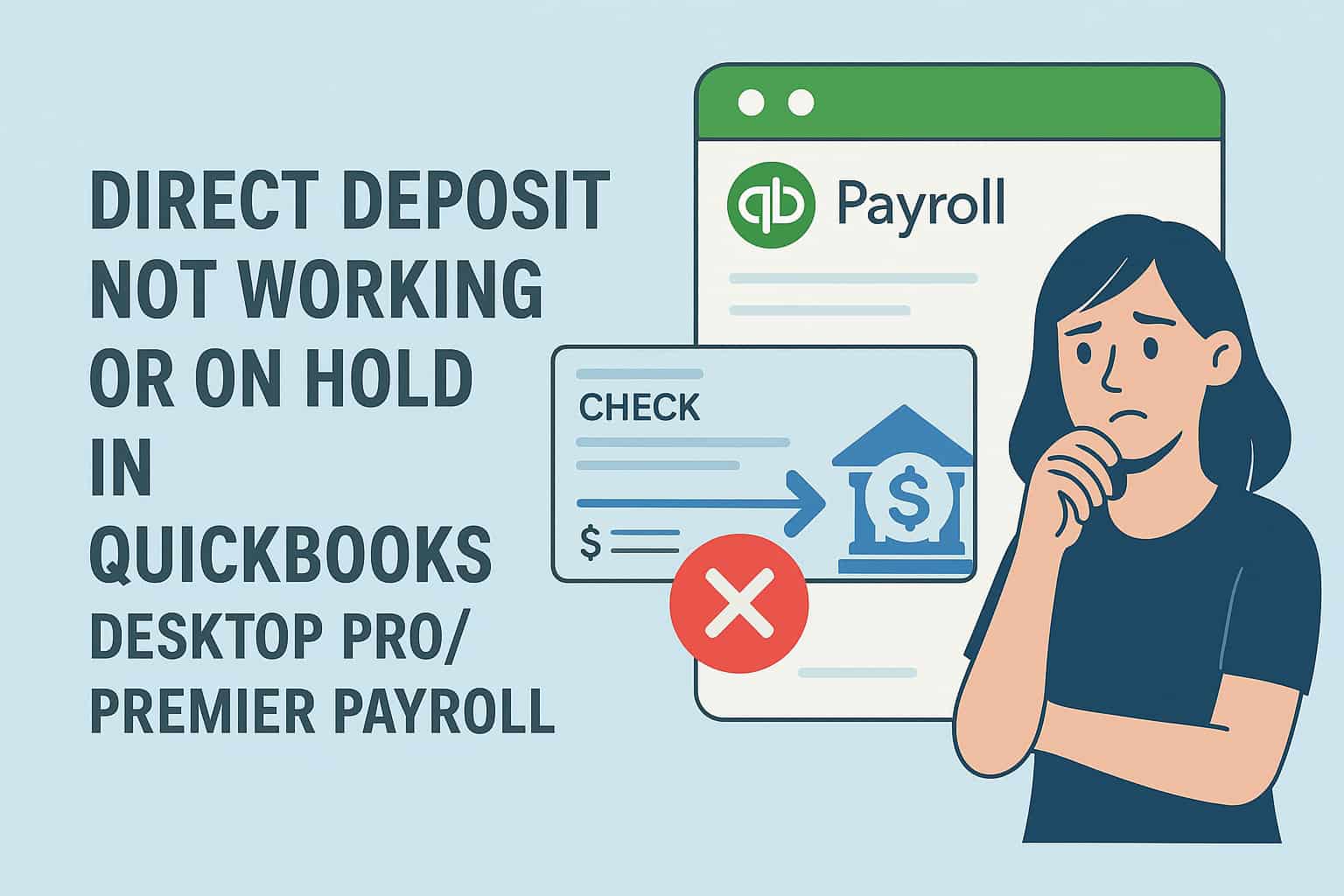 How to Fix Direct Deposit Errors in QuickBooks Desktop Pro/Premier Payroll