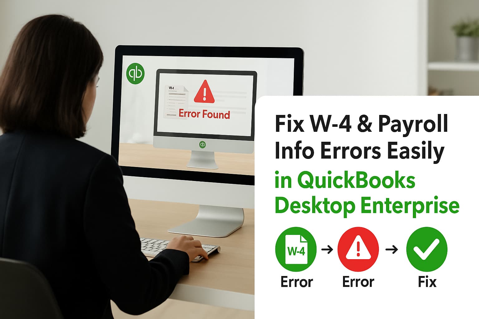 Fix W-4 or Payroll Info Errors for Employees in QuickBooks Desktop Enterprise Payroll