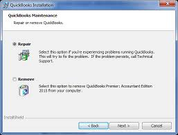 Follow the on-screen instructions in QuickBooks Desktop to complete the repair process and fix installation issues. Screenshot showing the QuickBooks Desktop repair process with on-screen instructions guiding the user through repairing the software installation.