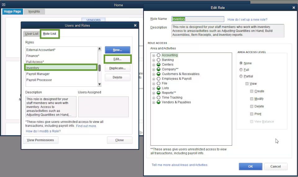 Access 'Set Up Users and Roles' in QuickBooks Enterprise via the Company menu. Navigating to the Set Up Users and Roles section in QuickBooks Enterprise through the Company menu for payroll update troubleshooting.