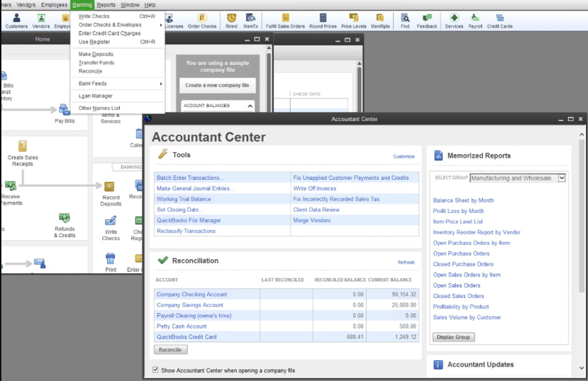 Step-by-step tutorial to undo reconciliation in QuickBooks Desktop using the Chart of Accounts. Screenshot tutorial showing the step-by-step process to undo a bank reconciliation in QuickBooks Desktop, including navigating to the Chart of Accounts and editing the reconciled transaction.