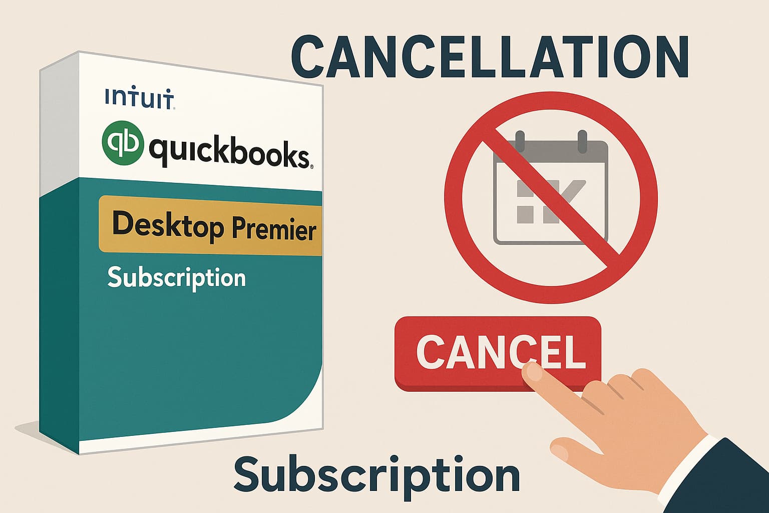 Can I cancel my QuickBooks Desktop Premier 2024 subscription? Screenshot displaying the title "Can I Cancel QuickBooks Desktop Premier 2024 Subscription After 8 Years of Operation?" highlighting the query about discontinuing a long-term accounting software subscription.
