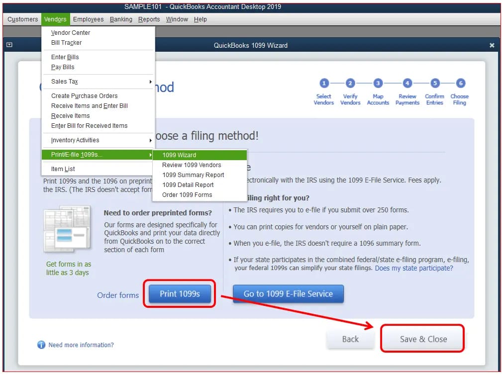 Create a new Intuit account using your business email and phone number to access 1099 e-file in QuickBooks Desktop 2024. Screenshot showing the "Create a New Intuit Account" screen in QuickBooks Desktop 2024, where users can register using their business email address and phone number for 1099 e-filing access.