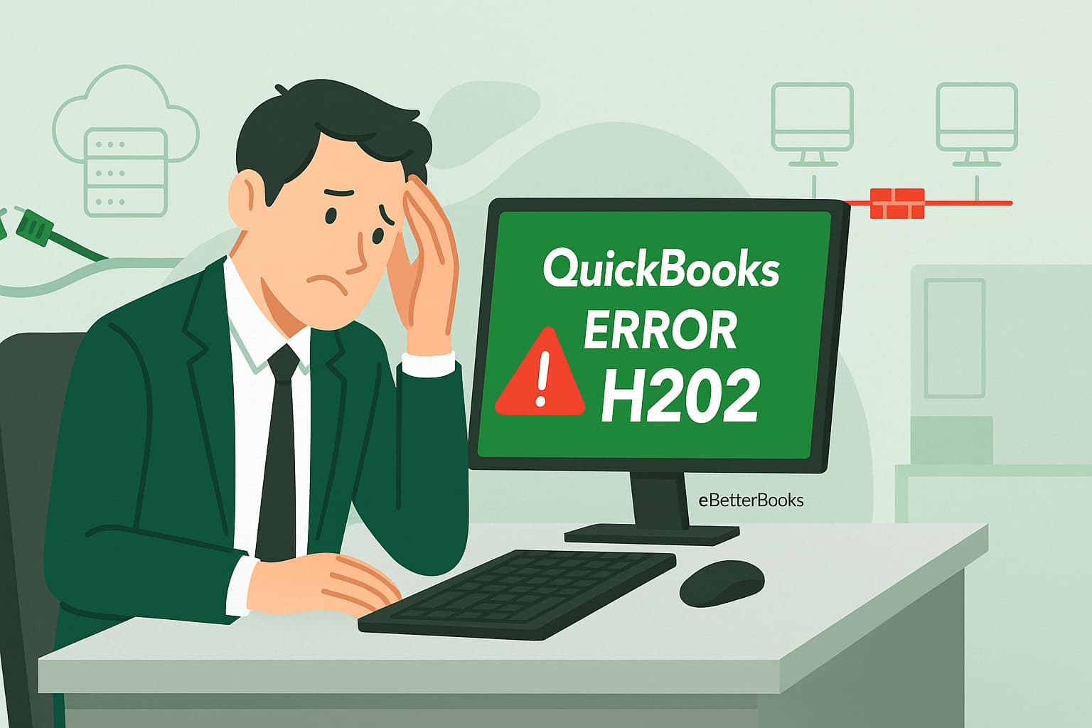 Fix QuickBooks Error H202 Due to Network Communication Barriers