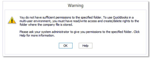 Steps to fix folder permission issues in QuickBooks Desktop Enterprise 2024 for multi-user access. Illustration showing steps to resolve the “You do not have sufficient permissions to the specified folder” error in QuickBooks Desktop Enterprise 2024, including SMB sharing permissions, UNC path configuration, and firewall exceptions for seamless company file access.