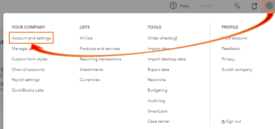 Navigate to Deposit Speed in QuickBooks Online via Settings > Account and Settings > Payments tab. Screenshot showing the navigation steps in QuickBooks Online to access the Deposit Speed section: Settings > Account and Settings > Payments tab, with emphasis on the Deposit Speed area.