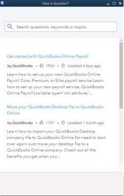 How Can I Contact QuickBooks Desktop Support? 2 In-Product Support Option step 2