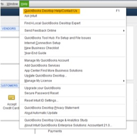 How Can I Contact QuickBooks Desktop Support? 1 In-Product Support Option