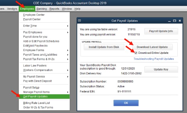 Go to Employees → Get Payroll Updates Go to Employees → Get Payroll Updates