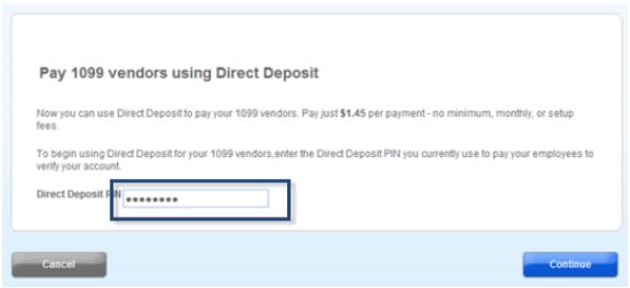 Why Am I Unable to Process a Vendor Payment Via Direct Deposit in QuickBooks Desktop 2024? 3 on-screen instructions for Direct Deposit Pin