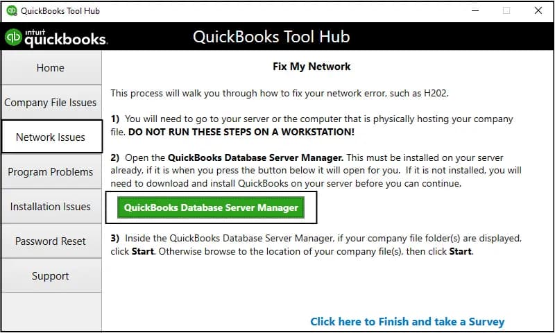 Quickbase Database Server Manager