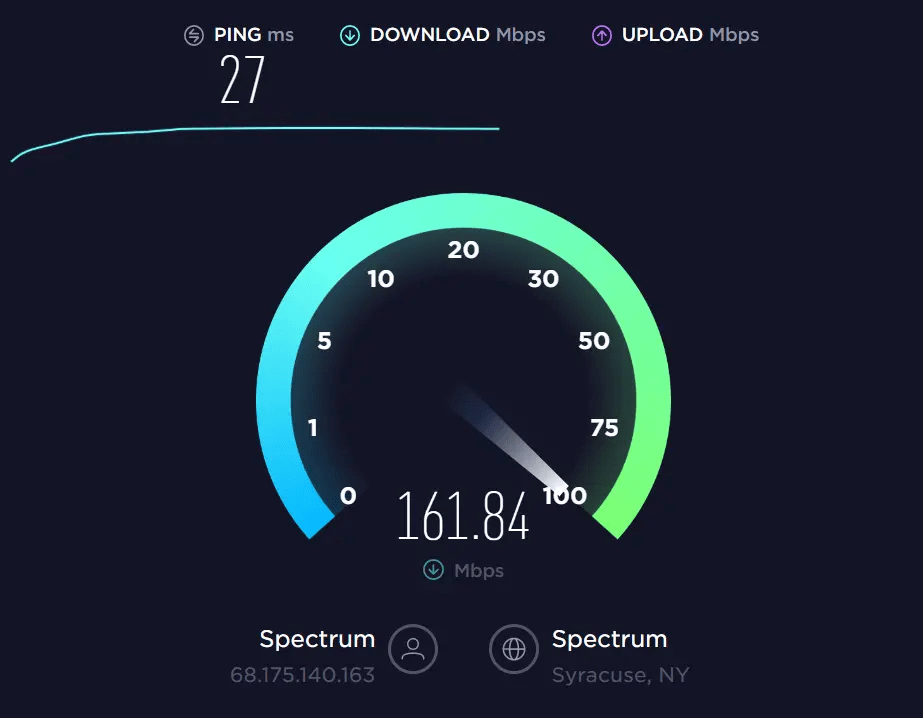 Verify Internet Speed & Connectivity