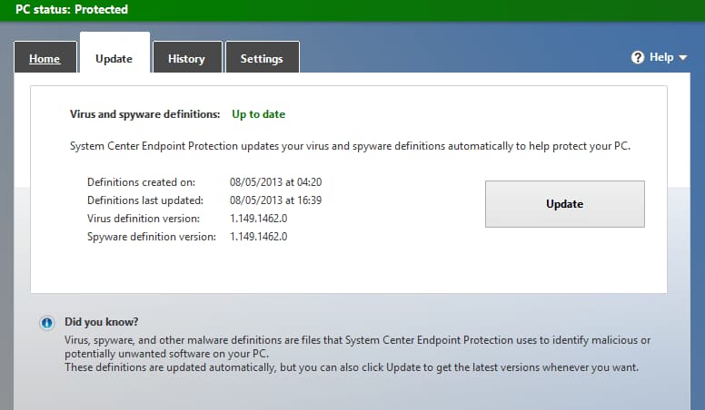 Update Antivirus Program