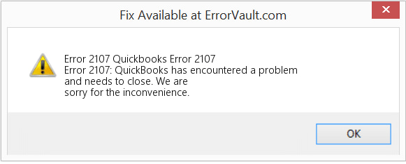 QuickBooks Desktop has encountered a problem sending your usage data.