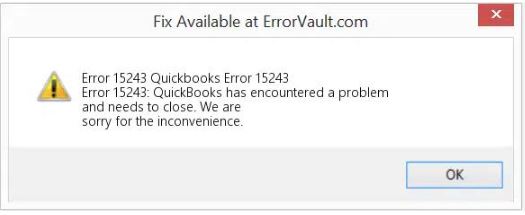 Fix QuickBooks Error 15243 FCS is Not Responding While Updating Payroll