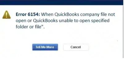 How to Resolve QuickBooks Error Code 6154?