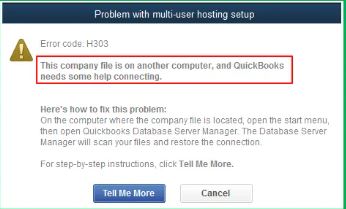 How to Fix The QuickBooks Error H303?