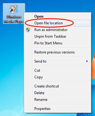 Open File Location