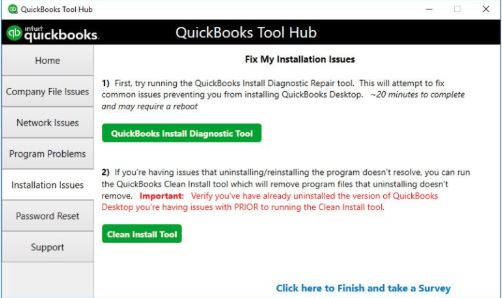 Download and run the QuickBooks Clean Install Tool