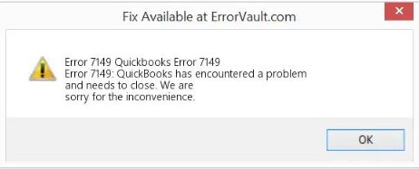 How to Resolve QuickBooks Error 7149 (Runtime Error)?