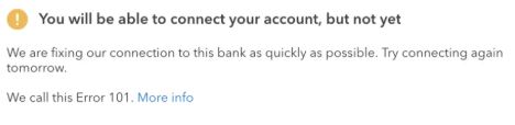 QuickBooks Online Error Code 101