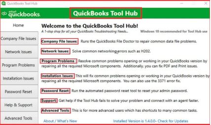 Download and Install the QuickBooks Tools Hub