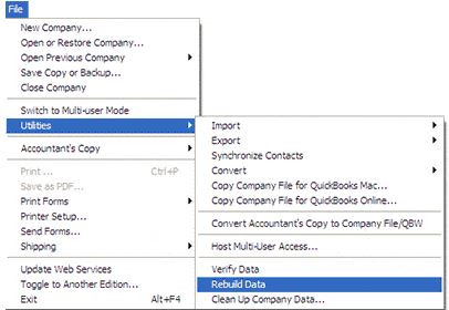 Resolve Unrecoverable Error in QuickBooks Desktop Without Data Loss: 11 Methods 5 Repair or Rebuild QuickBooks Company File