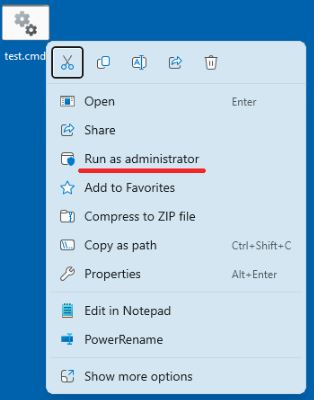 Run as Administrator