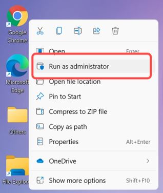 Running Command Prompt as Administrator in Windows