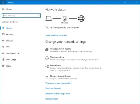 Confirm Stable Internet Connection