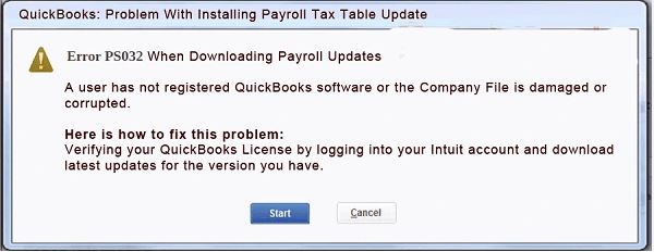 Fix QuickBooks Payroll Update Error PS032: Complete 2026 Guide